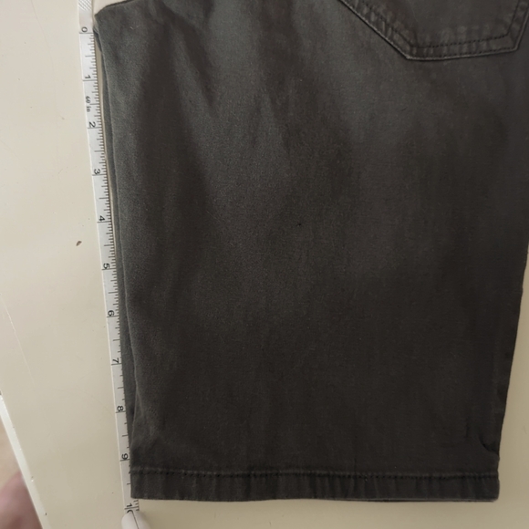 Vans Men's Cotton Blend Shorts Sz 28 Skater Preppy Off The Wall Vintage Green - Picture 13 of 13